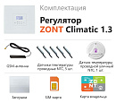 ZONT Climatic 1.3 Погодозависимый автоматический GSM / Wi-Fi регулятор (1 ГВС + 3 прямых/смесительных) с доставкой в Каспийск